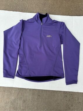 Patagonia Purple Quarter-Zip Pullover